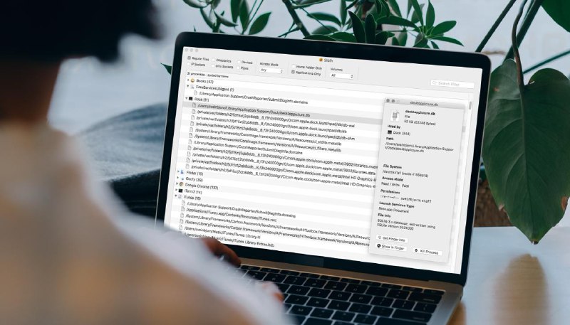 #App #Mac #GitHub🦂 查询应用程序和进程所使用的文件 —— SlothSloth 是一个原生的Mac应用程序，可以显示系统上所有正在运行的进程所使用的所有打开的文件、目录、sockets、pipes 和设备