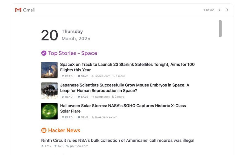 #Web #Mail📰 属于你自己的每日文摘 —— Mailbrew☝️ 今天想聊聊我自己用了两年多的一个服务 —— Mailbrew，它是一个聚合信息资源并能够生成每日摘要的 Newsletter 服务