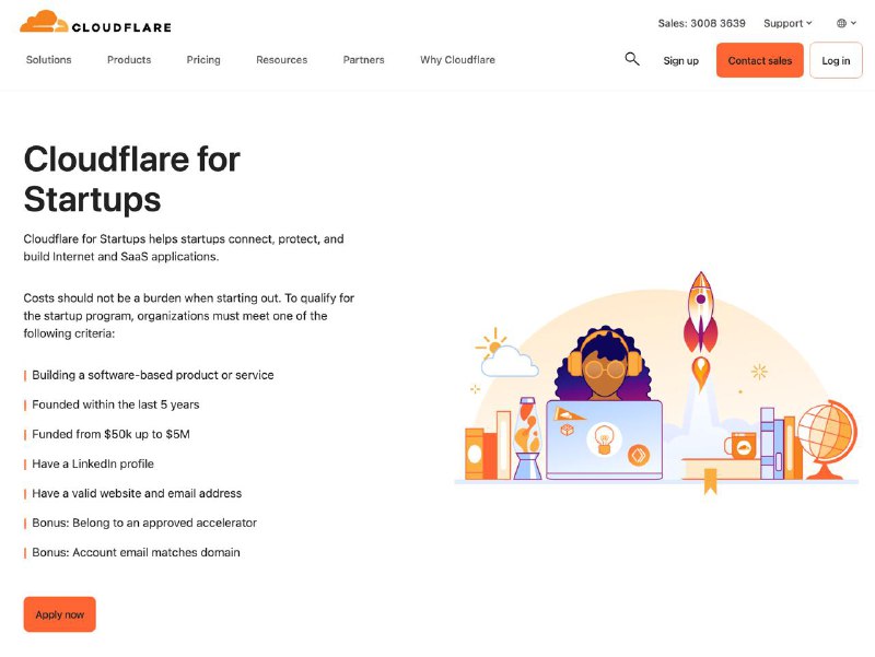 🥹 感动，Cloudflare 通过了我的 Startup Program 申请，提供了 $5000 美元的额度